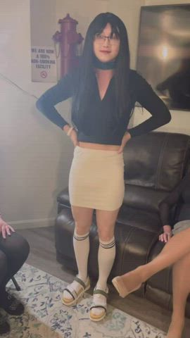 At a local party, finally left the closet