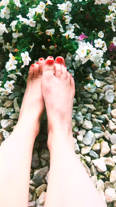 Playing In The Spring Rain (oc)