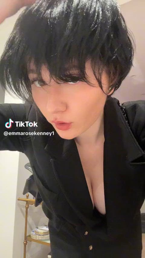 american brunette cute gif