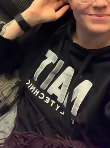 Sweater weather means cute lil comfy cozy tits for titty tuesday! ☺️