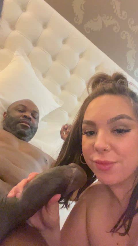 The biggest cock that I’ve ever seen, touched, sucked and fucked.. 🤯