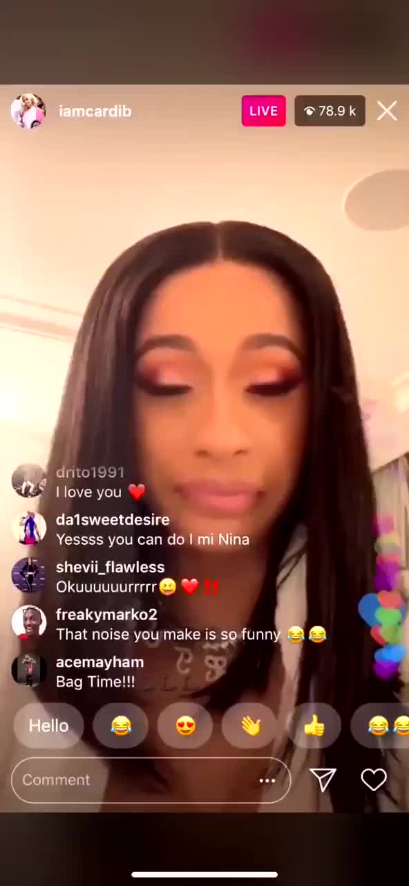 Cardi B: "big fat black ... heavy"