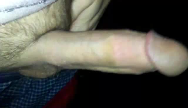 Waving Hi with my fat cock