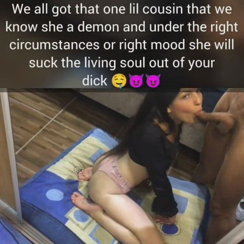 blowjob caption cousin taboo gif