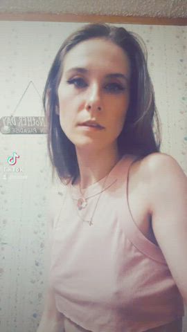 Cute Small Tits Tease Tits gif