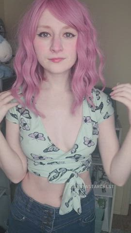 I think my shirt looks better this way, don't you?