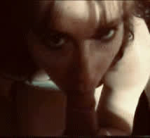 cum in mouth cumshot eye contact facial homemade hotwife innocent wife wifey gif
