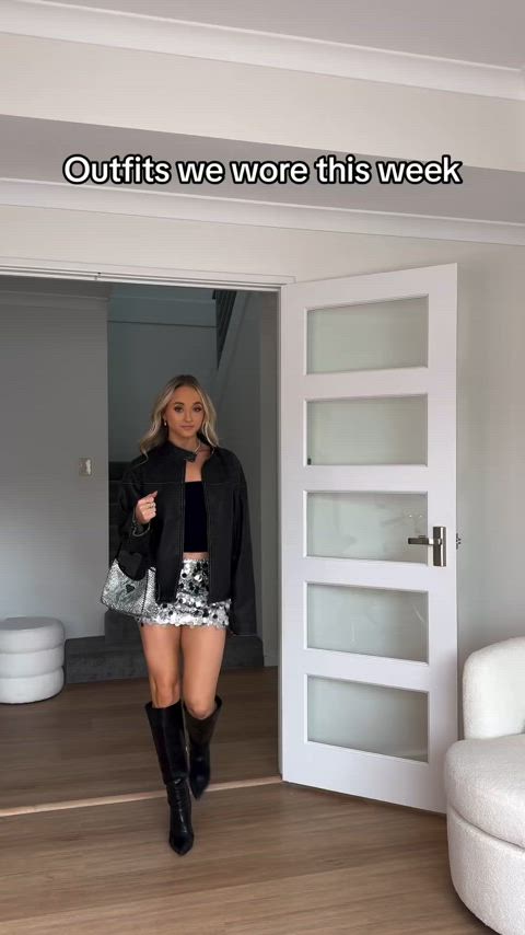 babe blonde twins gif