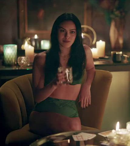 Bikini Camila Mendes Celebrity Girlfriend Kissing Legs gif