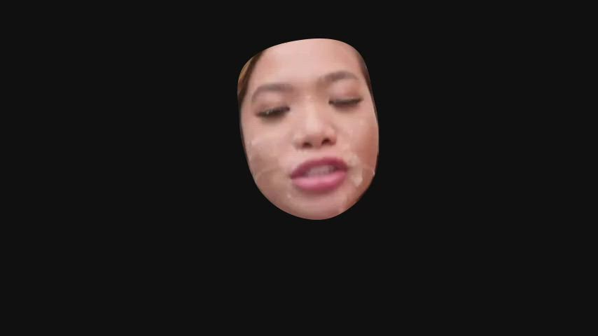 asian beta censored cum facial vina sky gif
