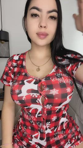 babe huge tits strip gif