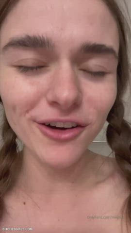 redhead threesome tiktok gif