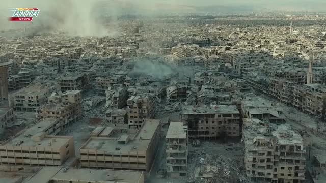 SAA T-72 operating in Yaramouk