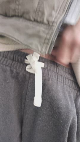 caught cock exhibitionist public r/fuckoutdoors gif