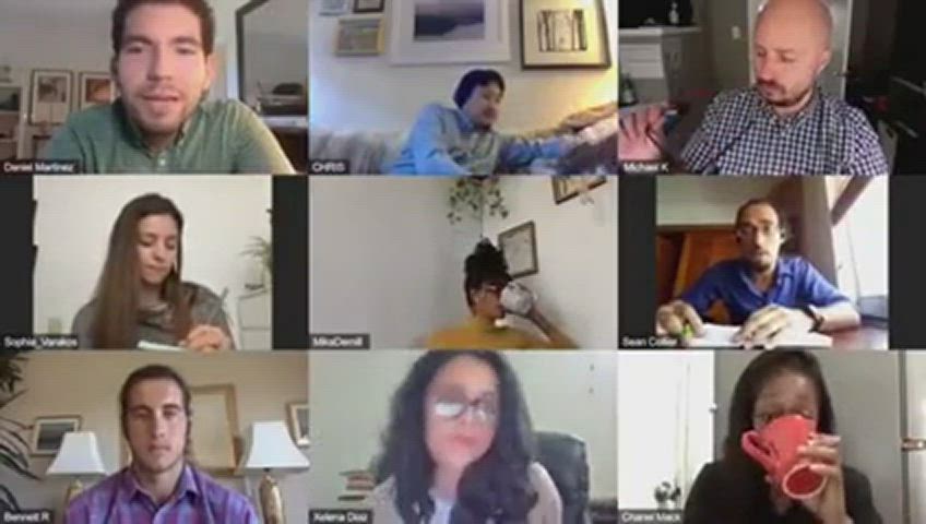 cam coworker funny porn group handjob jerk off office ohmymia split screen porn gif
