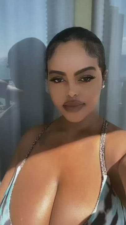 Big Tits Kiss Lips gif