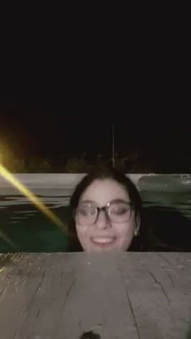 Big Tits Glasses TikTok Tits gif