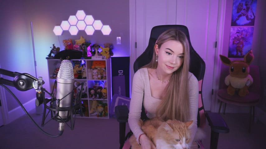 asmr big tits blonde gif