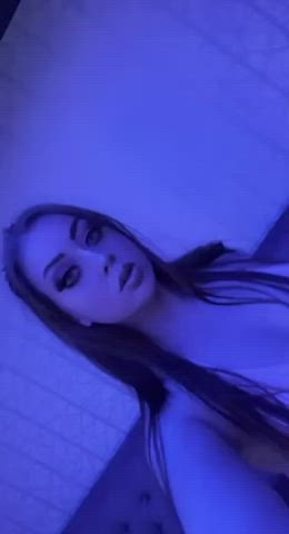amateur big tits boobs busty flashing homemade public stripper tits gif