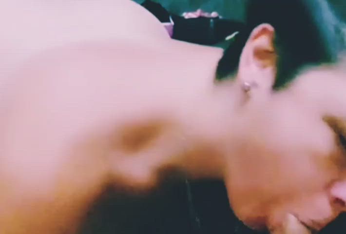 Hotwife blowing GIF by kinkyhotnakedwife (NSFW)