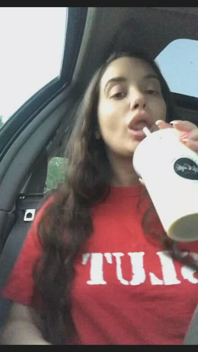 Boobs Flashing Gia Paige Pornstar Public gif