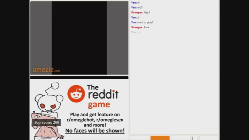 She was shy but she showed something [Omegle Game]