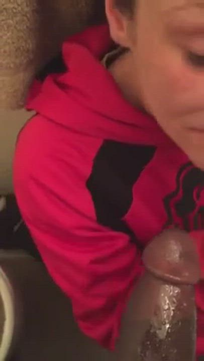 Angry dirty talking while sucking big black cock(To get sound - click on post>click