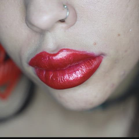 bimbofication fake fetish lips lipstick lipstick fetish pornstar prostitute gif