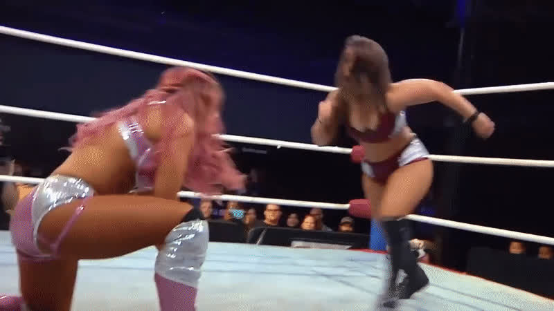 mexican white girl wrestling gif