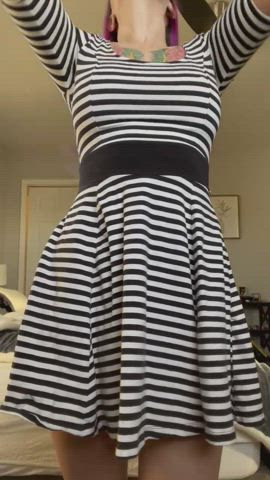Wiggling out of my dress