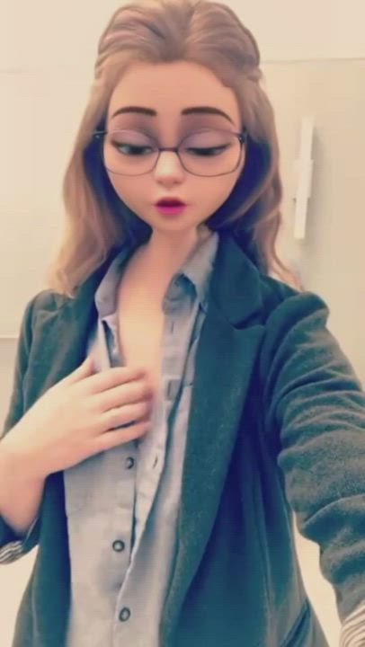 Fantasy Public Titty Drop gif