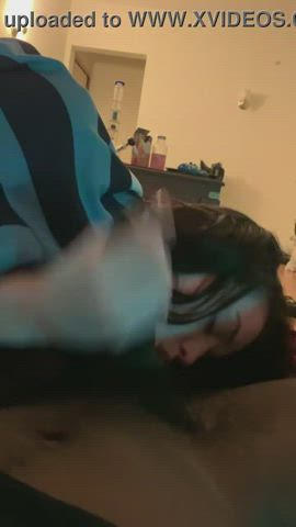 blowjob interracial teen gif