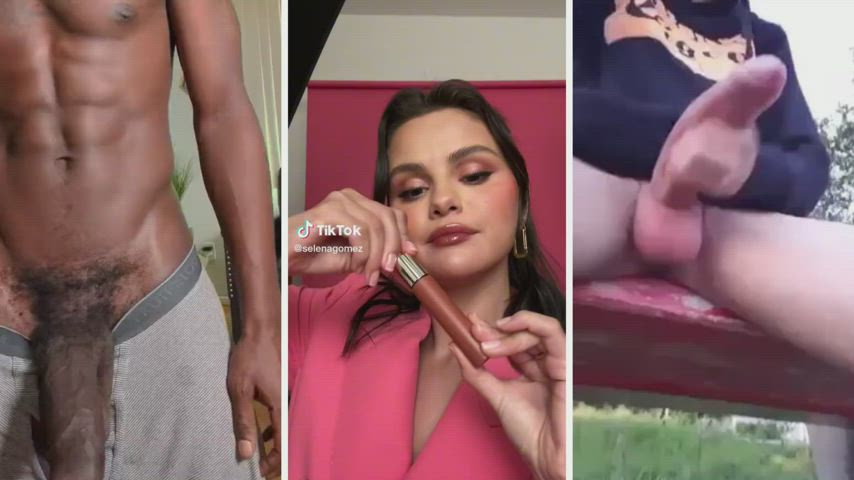bbc babecock celebrity nsfw selena gomez tiktok r/bbc_splitscreen gif
