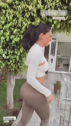 Ass Yoga Yoga Pants gif