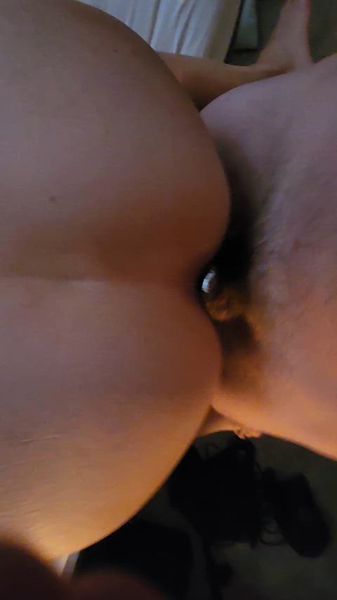 butt plug buttplug cuckold doggystyle hotwife gif