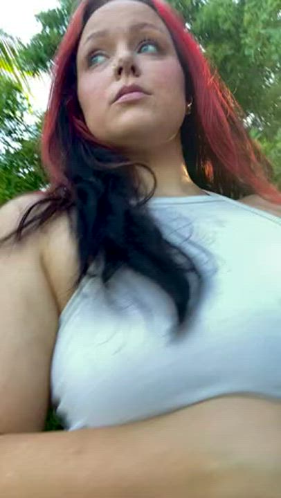 Big Tits Busty Curvy Exhibitionism Exhibitionist Flashing Public Thick Titty Drop
