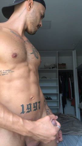 big ass big tits cock gay jerk off masturbating solo gif