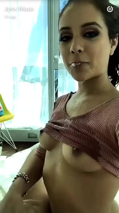 Jynx Maze Selfie Blowjob Snapchat