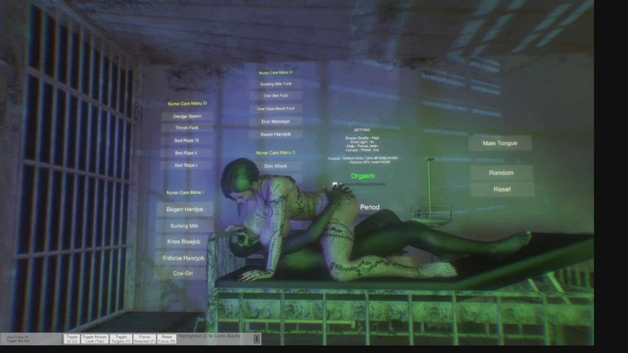 3D Female Prison gif