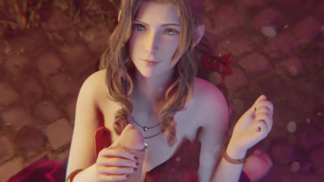 Final Fantasy Aerith Gainsborough by bulgingsenpai x pixiewillow