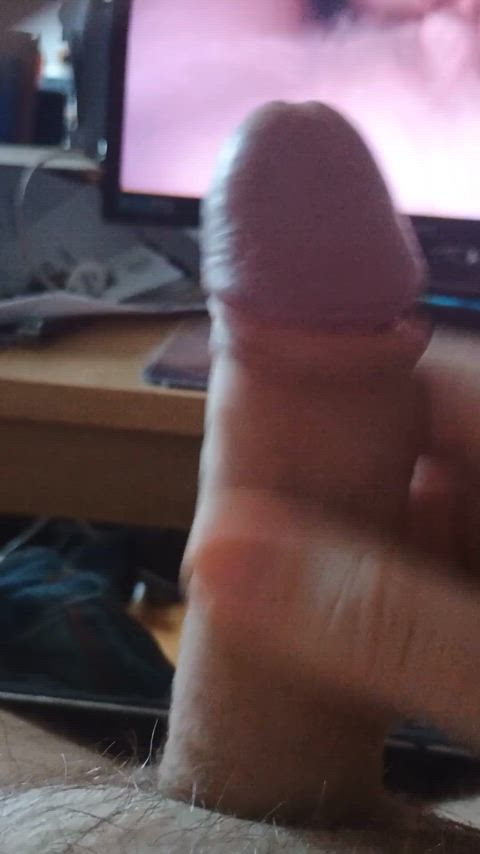 amateur cock cum homemade male masturbation masturbating orgasm penis small cock