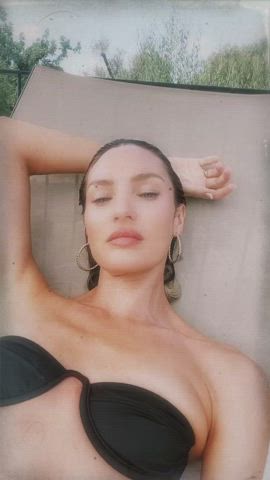 bikini candice swanepoel natural tits gif