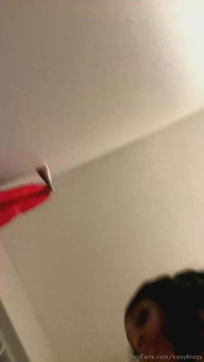 Amateur Dildo Ebony Solo gif