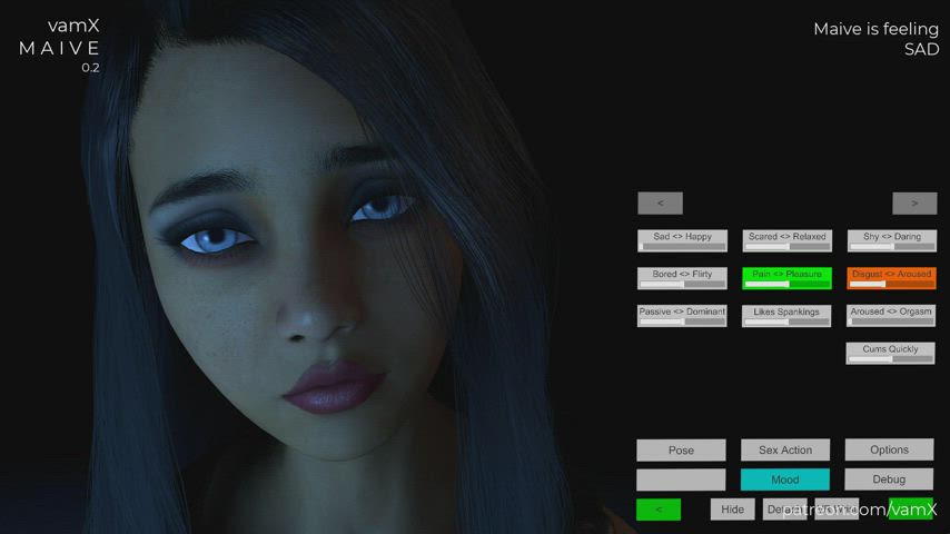 vamX M A I V E - Maive's dynamic, complex emotional responses