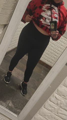 Would you ever guess I'm not wearing a sport bra underneath