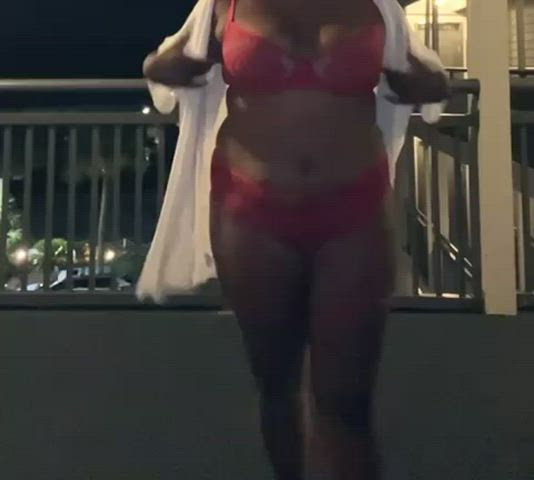 Last night on a hotel balcony