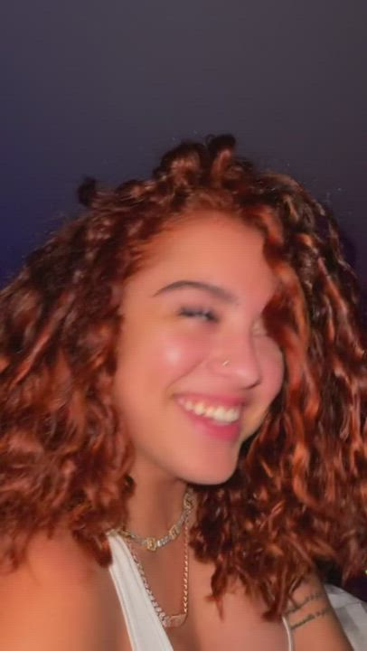 Latina Lips Tongue Fetish gif