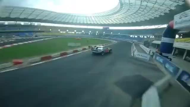 Red Bull drifting