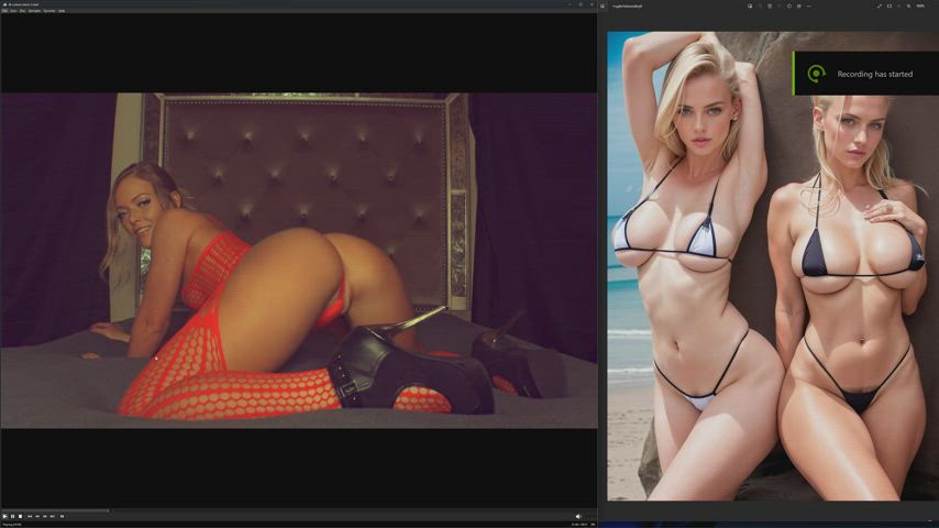 ass twerking white girl gif