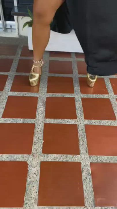 Busty Fake Tits MILF gif